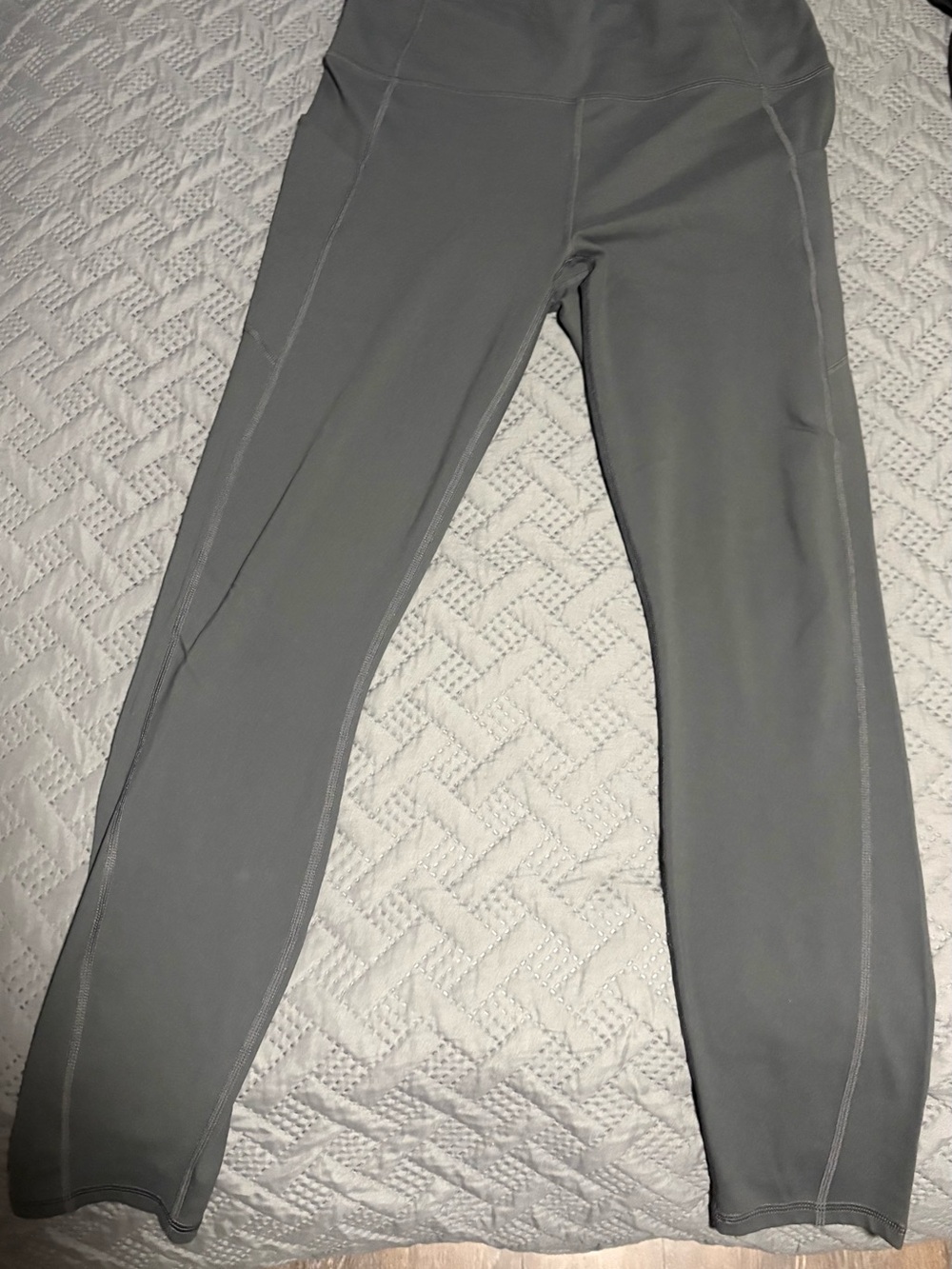 Fabletics Gray High-Waist Leggings